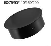 Couvercle de cheminée solidement installé pour une couverture complète des ouvertures de votre maison (75 mm)