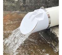 Couvercle de clapet anti-retour avec protection magnétique pour tuyaux de vidange en PVC, conçu pour éviter le reflux et la reproduction des insectes dans les systèmes de drainage des eaux usées (110