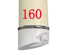 Couvercle de clapet anti-retour pour tuyau d'évacuation des eaux usées avec contrôle magnétique, matériau PVC fabriqué pour éviter le refoulement et l'évacuation efficace de l'eau (160 tubes)