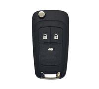 Couvercle De Clé De Voiture À 3 Boutons Pour Buick/Opel/Chevrolet Le Noir