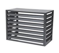 Couvercle de climatisation en aluminium, couvercle de pompe à chaleur, couvercle de climatiseur, antivol, protection de la vie privée, beau, durable, ne se déforme pas facilement, facile à nettoyer(Co