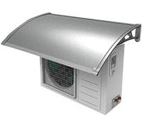 Couvercle de climatiseur en alliage d'aluminium, housse de pluie AC, housse de protection pour unité de condensation extérieure, housse de protection AC résistante aux intempéries, housse d'