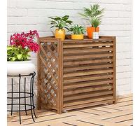 Couvercle De Climatiseur Extérieur Support De Climatiseur Caché, Présentoir De Plante De Jardin De Coquille De Poubelle, Grille De Protection De Climatiseur Et De Pompe À Chaleur (Size : 120x57x100cm