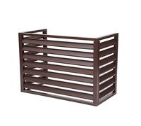 Couvercle de Climatiseur, Housse Climatiseur Extérieur, couvercle AC en aluminium robuste, volets résistants aux intempéries, support de fleurs, fenêtre Pravicy clôture poubelle clôture de jardin (Co