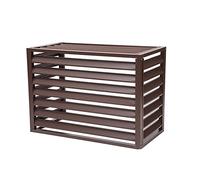 Couvercle de Climatiseur, Housse Climatiseur Extérieur, couvercle AC en aluminium robuste, volets résistants aux intempéries, support de fleurs, fenêtre Pravicy clôture poubelle clôture de jardin (Co