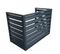 Couvercle de climatiseur mini split for unité extérieure, cadre de climatiseur en alliage d'aluminium, stores for unité extérieure, garde-corps for unité extérieure de climatiseur, convient for une ut