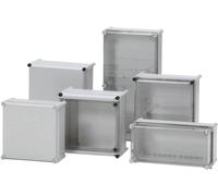 Couvercle de coffret avec charnière Fibox 3630146 Polycarbonate gris clair (RAL 7035) (L x l x H) 190 x 280 x 30 mm