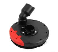 Couvercle de collecte de poussière pour meuleuse d'angle type 125/150, coque en plastique ABS avec anneau de brosse et bouche d'aspiration pour une extraction efficace de la poussière dans le