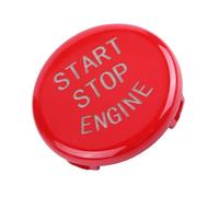 Couvercle de Commutateur D'arrêt de Moteur de Voiture, Bouton de Démarrage à Une clé, Couvercle de Commutateur D'allumage de Moteur pour E Disk Bottom (Rouge (châssis E))