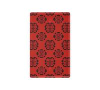 Couvercle de commutateur décoratif rouge avec motif chinois unique culture heureuse
