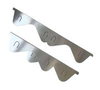 Couvercle De Comptoir En Acier Inoxydable, Protections De Cuisinière Pour Comptoir, Protection De Bord De Four Rétractable, Ensemble De 2 Pour Comptoirs De Cuisine, Cuisinières, Fente D'évier