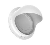 Couvercle de conduit d'aération 1 pièce de hotte cuisine avec trou en verre, capuchon anti-pluie for, anti-vent for mur extérieur, couvercle coupe-vent for évacuation fumée(Color 1)