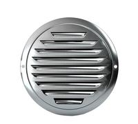 Couvercle de conduit d'aération Grille de ventilation extérieure en acier inoxydable for conduit rond 70 à 200 mm, système(200mm)