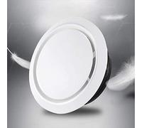 Couvercle de Conduit de Ventilation, Bouche Extraction VMC 75 mm, Grille de Ventilation, Valve à Disque réglable de 75mm, Grille Aeration en Plastique, Capot de Tuyau d'air d'alimentation