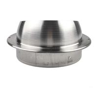 Couvercle de conduit en acier inoxydable pour grille d'échappement, vanne de sortie d'air murale et plafond avec joint d'étanchéité pour sèche-linge, salle de bain, cuisine, bouchon de conduit 150 mm