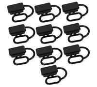 Couvercle de connecteur de chariot élévateur 10pcs Plux de protection en plastique en plastique noir pour connecteur de chariot élévateur 120A durable