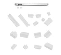 Couvercle de connexion d'ordinateur - Silicone souple - Étanche à la poussière - Connecteur de type C - Protection USB - Kit d'arrêt d'interface avec prise étroite - Bloqueur de prise audio pour