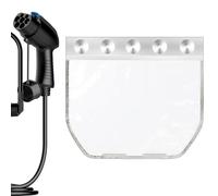 Couvercle de connexion pour véhicules électriques - Forte adsorption d'aspiration, protection de charge anti-poussière, protection UV, PVC noir et blanc, résistant aux intempéries | Accessoires de