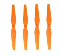 Couvercle de Coque de Remplacement Compatible avec Moteur d'hélice, Train d'atterrissage Compatible avec Drone X8C X8W X8G X8HC X8HW X8HG RC Quadcopter, pièces compatibles(Blade 4PCS Orange)