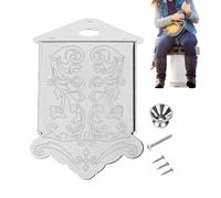 Couvercle De Cordier De Mandolinee - 4,72x3,15x1,97 Pouces Cordier De Mandoline, Mandoline À Cordes | Pièces De Rechange Instruments De Musique, Avec Boucle Et Vis, Pour Festival, Fête En Classe E