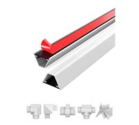 Couvercle de Cordon, Chemin de câbles en Aluminium, Moulage de Fil, couvertures Anti-cernes de câbles Auto-adhésives(Mlik,W-3cm)