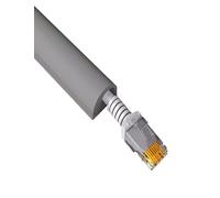 Couvercle de Cordon de Protection de câble en PVC Flexible Auto-adhésif, Chemin de câble de Protection de Fil de Sol, Organisateur de Fil for Fils trop lâches(Gray,26x18mm)