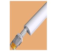 Couvercle de Cordon de Sol, Couvercle de Cordon d'alimentation, Cordons de Protection, Bande de Couverture de Sol de rallonge Auto-adhésive for Cordons d'intérieur, Sol(Mike-5meter,26x18mm)