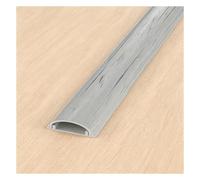 Couvercle de Cordon de Sol en Alliage d'aluminium, avec Auto-adhésif, for la Maison, Le Bureau, Le Garage, l'atelier, la Gestion des câbles(White,29x8mm)