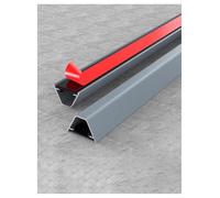 Couvercle de Cordon en Alliage d'aluminium, goulotte de câble, Couverture de Rangement de Fil en Acier Inoxydable for la Maison et Le Bureau(Blue,W-2cm)