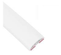 Couvercle de Cordon Sol Auto-adhésif, Bande d'étanchéité for Porte Voiture, étanche, Flexible, Protecteur câbles électriques, 1 pièce, 39.37/78,74 Pouces(White,2m)