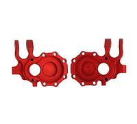 Couvercle de coupelle de Direction RC, pièce de Rechange pour Support de moyeu de Direction Avant en Alliage d'aluminium Durable Haute Performance pour Traxxas TRX4 1 10 RC (Rouge)