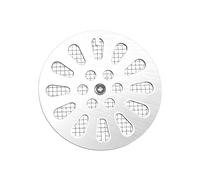 Couvercle de crépine pour Siphon de Sol d'évier Rond en Acier Inoxydable, Grille de Siphon de Douche en Acier Inoxydable pour la rénovation de Meubles, Salle de Bains et Cuisine(6.5 cm)