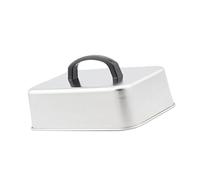 Couvercle de Cuisson pour Hamburger, Cloche Plancha En Acier Inoxydable, Cloche de Cuisson pour Plancha, Dôme de Fonte de Fromage Polyvalent, pour Steaks, Sandwichs Teppanyaki, 22.2 X 14.6 X 6.6 Cm