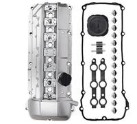 Couvercle De Culasse 11121432928 Couvercle De Soupape Moteur En Aluminium Avec Boulons De Joint Pour B&MW 525i 528i E46 325i 328i 330i X5 M52 M54 2.5L 2.8L 3.0L 1998-2002 Joint Cache Culbuteur