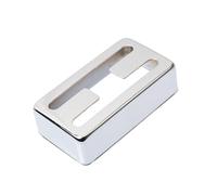 Couvercle de de guitare électrique, coque en métal, couvercle de remplacement Humbucker, couverture de de guitare en forme de H, installation facile, décoration de pièce d ' instrument en de
