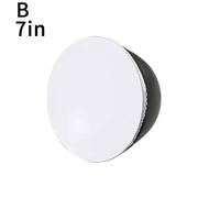 Couvercle de diffuseur de lumière douce,réflecteur de lumière de remplissage en direct Bowen,stroboscope de photographie flash,protecteur de lumière de studio,Z4v0 - Type 7inh White