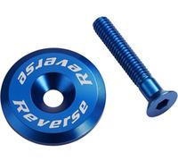 Couvercle De Direction En Alu + Vis En Alu M6x32 Bleu Foncé