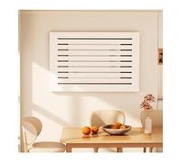 Couvercle de disjoncteur moderne en bois massif - 40 x 30 cm - Élégante boîte à fusibles cachée, solution de rangement murale élégante pour la maison et le bureau, finition blanche peu encombrante