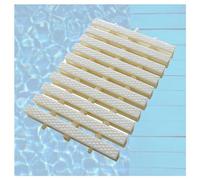 Couvercle de drain de piscine en plastique ABS, grille de trop-plein épissable, grille de drainage intérieure/extérieure, 30 x 100 cm, 4 pièces, idéal pour un drainage efficace de la piscine