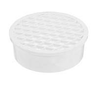 Couvercle de Drain de Sol Rond en Plastique Pvc, Filtre Anti-bouchage | Insert pour Siphon, Protège les Canalisations, Retient Cheveux et Particules, Usage Bureau et Buanderie