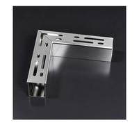 Couvercle de Drain d'Eau de Pluie Grille d'Égout Haut Débit Finement Polie | Drain de Canal pour Cours Égouts et Garages(25x5x5cm/9.84x1.97x1.97in)