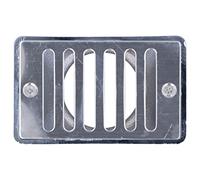Couvercle de Drainage de la Piscine en Acier Inoxydable | Fil de Fil Masculin Piscine Eau de débordement d'eau | Conception Non colmante pour Les piscines/spas/bacs à remous |