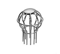 Couvercle de drainage de toit en maille anti-blocage fabriqué en acier inoxydable 304 pour aider à maintenir les becs de pluie clairs et éviter les obstructions de drainage du toit (50 mm)