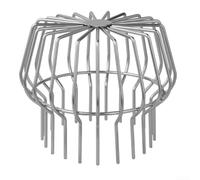 Couvercle de drainage de toit fabriqué en acier inoxydable avec maille anti-blocage pour garder les tuyaux exempts de débris et éviter les problèmes de drainage (pour tuyaux de 145 à 160 mm)