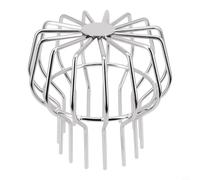 Couvercle de drainage de toit fabriqué en acier inoxydable avec maille anti-blocage pour garder les tuyaux exempts de débris et éviter les problèmes de drainage (pour tuyaux de 90 à 110 mm)