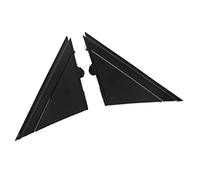 Couvercle de Drapeau Rétroviseur, Remplacement, Porte, Triangle Plaque Garniture, pour 500 2012 à 2017, Noir Brillant Accessoires