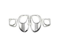 Couvercle De Feu Arrière Couvercle Feu Arrière Chromé ABS, Garniture Protection Décoration Feu Arrière Lunette Pour VW Pour Tiguan 2007 - 2016 MK1 SUV Protège-Feux Arrière(2013-2016)