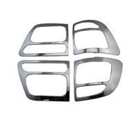 Couvercle De Feu Arrière Feu Arrière Feux Arrière Décorer Couverture Garniture ABS Chrome Pour Toyota Pour Fortuner 2006-2008 Feux Arrière Couvre Accessoires Voiture Cache Feu Arrière