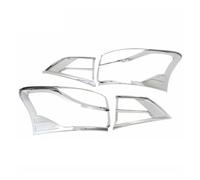 Couvercle De Feu Arrière Le Feu Arrière Pare-chocs Arrière Chrome D'abs Couvre La Garniture Couvercle Feu Arrière Pour Isuzu Pour Mux Pour MU-X 2014 2015 2016 Protège-Feux Arrière(CHROME)