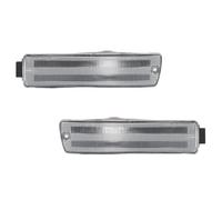 Couvercle de feu de position latéral avant, 2 pièces, adapté à VW Golf GTI | Couvercle de feu de position latéral avant, 2 pièces, adapté for VW Golf GTI Jetta Mk2 1984 - 1992,(Signal Smoked Lens)